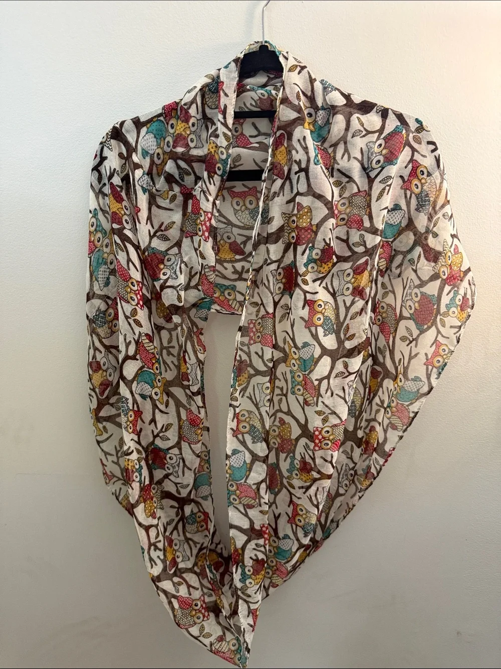 Like New! Owl Infinity Scarf